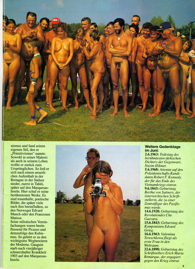 Jung und Frei Nr.61 - parents and children nudists relax in nature vintage magazine [Nudist Planet]