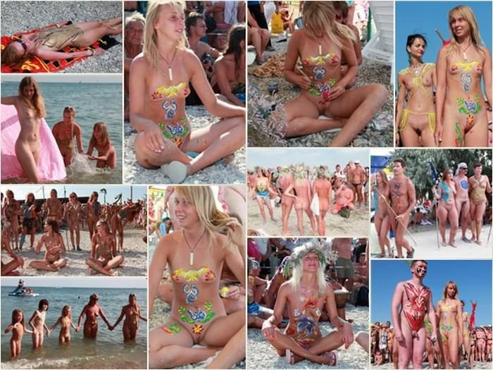 Neptune god patron of nudists - summer holiday nudists photo [Nudist Planet]